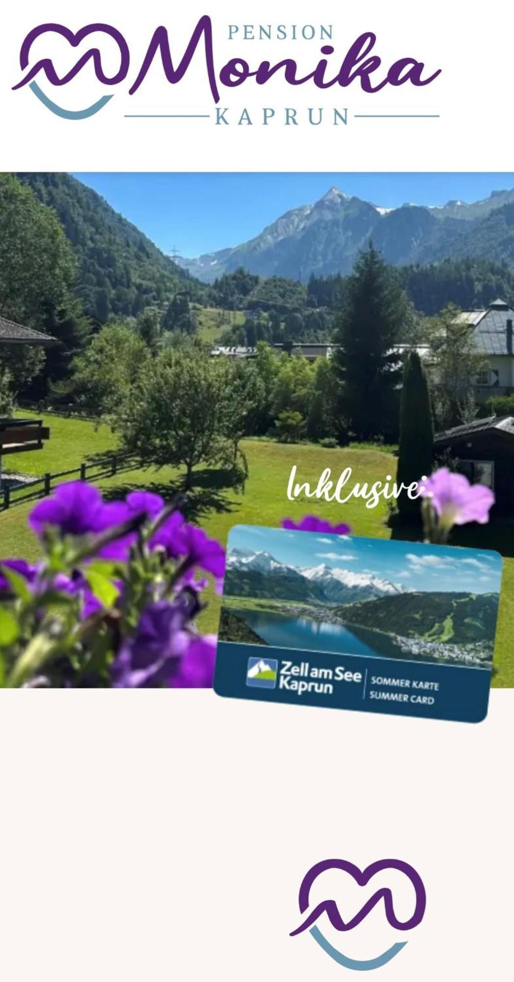 Pension Monika, Your B&B Including Summercard Kaprun Exterior photo